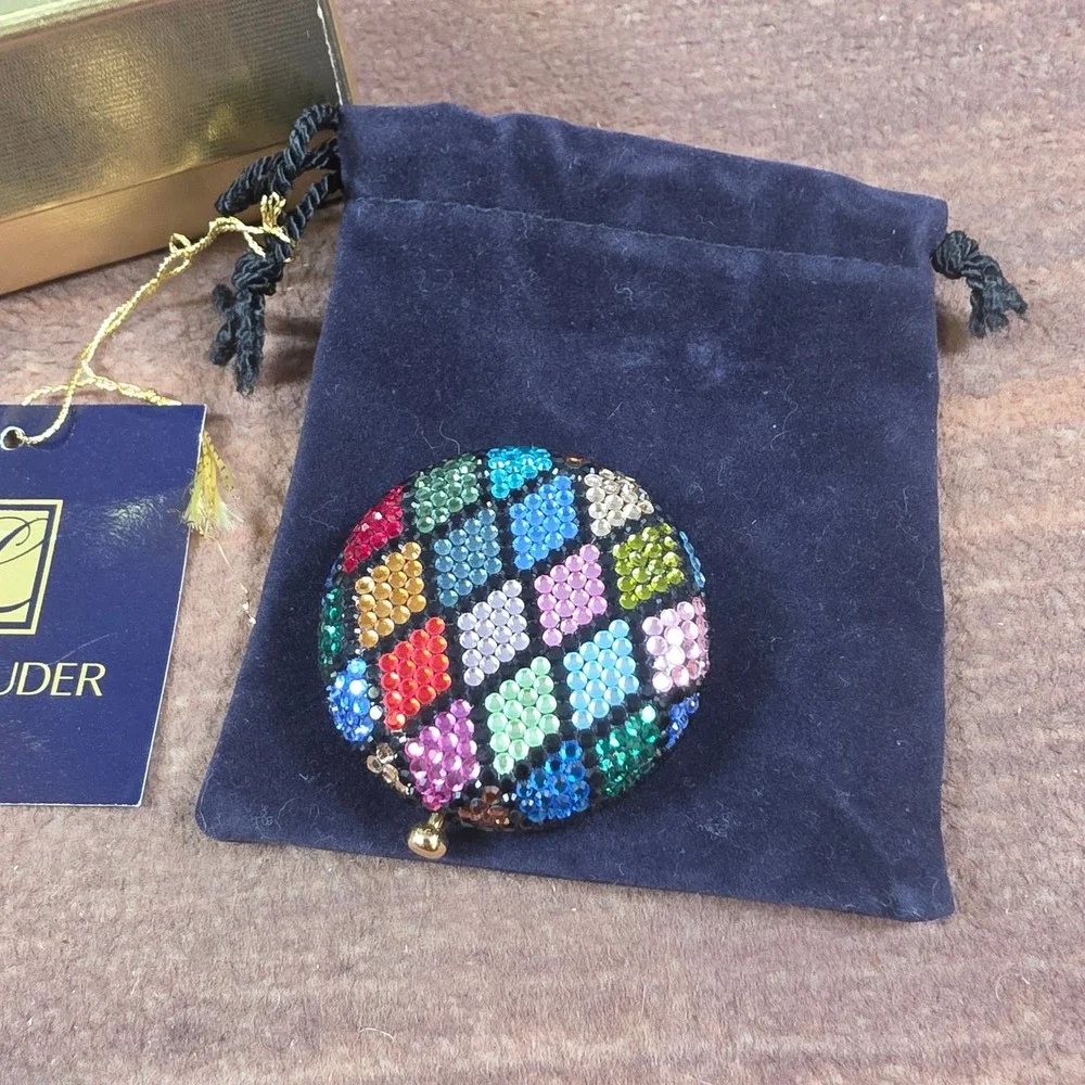 Estee Lauder Compact Womens OS Multicolor New Harlequin Crystal by K. Baumann